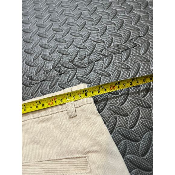Folk Men’s Freddy Cord Trousers Winter White Pants Size 36 Waist Casual Cream - Picture 8 of 10